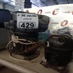 LOTE 429 - 02 MOTORES PARA REFRIGERAÇÃO. (NO ESTADO, LEILÃO NÃO TEM GARANTIA E NEM DEVOLUÇÃO, SUJEITO A POSSÍVEIS AVARIAS VISÍVEIS/OCULTAS E/OU AUSÊNCIA DE COMPONENTES).