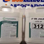 LOTE 312 - 02 GALÕES DE ÁLCOOL EM GEL ANTISSÉPTICO HIGIENIZADOR DE MÃOS 70% 4KG CADA. (NO ESTADO, LEILÃO NÃO TEM GARANTIA E NEM DEVOLUÇÃO, SUJEITO A POSSÍVEIS AVARIAS VISÍVEIS/OCULTAS E/OU AUSÊNCIA DE COMPONENTES).
