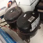 LOTE 310 - 02 MOTORES PARA REFRIGERAÇÃO. (NO ESTADO, LEILÃO NÃO TEM GARANTIA E NEM DEVOLUÇÃO, SUJEITO A POSSÍVEIS AVARIAS VISÍVEIS/OCULTAS E/OU AUSÊNCIA DE COMPONENTES).