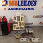 LOTE 344 - 01 CONSOLE DE GAMES, VÁRIAS IMAGENS SACRA, 01 DESPERTADOR E 01 CAFETEIRA INCOMPLETA. (NO ESTADO, LEILÃO NÃO TEM GARANTIA E NEM DEVOLUÇÃO, SUJEITO A POSSÍVEIS AVARIAS VISÍVEIS/OCULTAS E/OU AUSÊNCIA DE COMPONENTES).