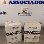 LOTE 347 - 02 CAIXAS COM ADESIVO VEDANTE A BASE DE PESILOX 20G COM 12 BISNAGAS CADA. (NO ESTADO, LEILÃO NÃO TEM GARANTIA E NEM DEVOLUÇÃO, SUJEITO A POSSÍVEIS AVARIAS VISÍVEIS/OCULTAS E/OU AUSÊNCIA DE COMPONENTES).