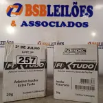 LOTE 257 - 02 CAIXAS COM ADESIVO VEDANTE A BASE DE PESILOX 20G COM 12 BISNAGAS CADA. (NO ESTADO, LEILÃO NÃO TEM GARANTIA E NEM DEVOLUÇÃO, SUJEITO A POSSÍVEIS AVARIAS VISÍVEIS/OCULTAS E/OU AUSÊNCIA DE COMPONENTES).