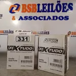 LOTE 331 - 02 CAIXAS COM ADESIVO VEDANTE A BASE DE PESILOX 20G COM 12 BISNAGAS CADA. (NO ESTADO, LEILÃO NÃO TEM GARANTIA E NEM DEVOLUÇÃO, SUJEITO A POSSÍVEIS AVARIAS VISÍVEIS/OCULTAS E/OU AUSÊNCIA DE COMPONENTES).