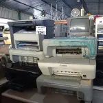 LOTE 321 - 10 IMPRESSORAS MARCAS E MODELOS DIVERSOS PARA RETIRADA DE PEÇAS. (NO ESTADO, LEILÃO NÃO TEM GARANTIA E NEM DEVOLUÇÃO, SUJEITO A POSSÍVEIS AVARIAS VISÍVEIS/OCULTAS E/OU AUSÊNCIA DE COMPONENTES).