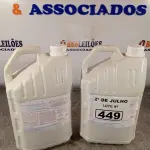 LOTE 449 - 02 GALÕES DE CLEAN UP FOOD, DETERGENTE ALCALINO PARA MÁQUINAS DE LAVAR LOUÇAS E TALHERES 5LITROS. (NO ESTADO, LEILÃO NÃO TEM GARANTIA E NEM DEVOLUÇÃO, SUJEITO A POSSÍVEIS AVARIAS VISÍVEIS/OCULTAS E/OU AUSÊNCIA DE COMPONENTES).