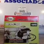 LOTE 005 - 01 COMPRESSOR DE AR PORTÁTIL 12V. (NO ESTADO, LEILÃO NÃO TEM GARANTIA E NEM DEVOLUÇÃO, SUJEITO A POSSÍVEIS AVARIAS VISÍVEIS/OCULTAS E/OU AUSÊNCIA DE COMPONENTES).