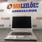 LOTE 387 - 01 NOTEBOOK MARCA ITAUTEC PARA RETIRADA DE PEÇAS. (NO ESTADO, LEILÃO NÃO TEM GARANTIA E NEM DEVOLUÇÃO, SUJEITO A POSSÍVEIS AVARIAS VISÍVEIS/OCULTAS E/OU AUSÊNCIA DE COMPONENTES).