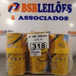 LOTE 318 - 06 LATAS DE ADESIVO ESTRUTURAL DE BASE EPÓXI MEDIA FLUIDEZ COMPONENTES A+B. (NO ESTADO, LEILÃO NÃO TEM GARANTIA E NEM DEVOLUÇÃO, SUJEITO A POSSÍVEIS AVARIAS VISÍVEIS/OCULTAS E/OU AUSÊNCIA DE COMPONENTES).