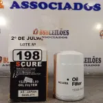 LOTE 198 - 01 FILTRO DE ÓLEO DA NISSAN. (NO ESTADO, LEILÃO NÃO TEM GARANTIA E NEM DEVOLUÇÃO, SUJEITO A POSSÍVEIS AVARIAS VISÍVEIS/OCULTAS E/OU AUSÊNCIA DE COMPONENTES).
