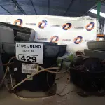 LOTE 429 - 02 MOTORES PARA REFRIGERAÇÃO. (NO ESTADO, LEILÃO NÃO TEM GARANTIA E NEM DEVOLUÇÃO, SUJEITO A POSSÍVEIS AVARIAS VISÍVEIS/OCULTAS E/OU AUSÊNCIA DE COMPONENTES).