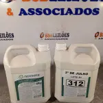 LOTE 312 - 02 GALÕES DE ÁLCOOL EM GEL ANTISSÉPTICO HIGIENIZADOR DE MÃOS 70% 4KG CADA. (NO ESTADO, LEILÃO NÃO TEM GARANTIA E NEM DEVOLUÇÃO, SUJEITO A POSSÍVEIS AVARIAS VISÍVEIS/OCULTAS E/OU AUSÊNCIA DE COMPONENTES).