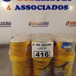 LOTE 416 - 06 LATAS DE ADESIVO ESTRUTURAL DE BASE EPÓXI MÉDIA FLUIDEZ COMPONENTES A+B. (NO ESTADO, LEILÃO NÃO TEM GARANTIA E NEM DEVOLUÇÃO, SUJEITO A POSSÍVEIS AVARIAS VISÍVEIS/OCULTAS E/OU AUSÊNCIA DE COMPONENTES).