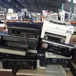 LOTE 311 - 10 IMPRESSORAS MARCAS E MODELOS DIVERSOS PARA RETIRADA DE PEÇAS. (NO ESTADO, LEILÃO NÃO TEM GARANTIA E NEM DEVOLUÇÃO, SUJEITO A POSSÍVEIS AVARIAS VISÍVEIS/OCULTAS E/OU AUSÊNCIA DE COMPONENTES).