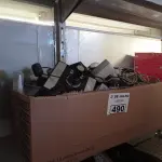 LOTE 490 - 01 LOTE COM VÁRIAS CÂMERAS DE SEGURANÇA LEITORES DE CÓDIGO DE BARRAS E FONTES MARCAS E MODELOS DIVERSOS. (NO ESTADO, LEILÃO NÃO TEM GARANTIA E NEM DEVOLUÇÃO, SUJEITO A POSSÍVEIS AVARIAS VISÍVEIS/OCULTAS E/OU AUSÊNCIA DE COMPONENTES).