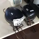 LOTE 313 - 02 MOTORES PARA REFRIGERAÇÃO. (NO ESTADO, LEILÃO NÃO TEM GARANTIA E NEM DEVOLUÇÃO, SUJEITO A POSSÍVEIS AVARIAS VISÍVEIS/OCULTAS E/OU AUSÊNCIA DE COMPONENTES).