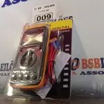 LOTE 009 - 01 MULTÍMETRO DIGITAL. (NO ESTADO, LEILÃO NÃO TEM GARANTIA E NEM DEVOLUÇÃO, SUJEITO A POSSÍVEIS AVARIAS VISÍVEIS/OCULTAS E/OU AUSÊNCIA DE COMPONENTES).