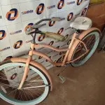 LOTE 407 - 01 BICICLETA ARO 26 VINTAGE. (NO ESTADO, LEILÃO NÃO TEM GARANTIA E NEM DEVOLUÇÃO, SUJEITO A POSSÍVEIS AVARIAS VISÍVEIS/OCULTAS E/OU AUSÊNCIA DE COMPONENTES).