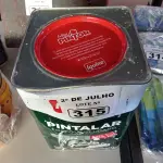 LOTE 315 - 01 LATA DE TINTA IQUINE PINTALAR FOSCO-AVELUDADO INTERIORES 18L NA COR BRANCO GELO. (NO ESTADO, LEILÃO NÃO TEM GARANTIA E NEM DEVOLUÇÃO, SUJEITO A POSSÍVEIS AVARIAS VISÍVEIS/OCULTAS E/OU AUSÊNCIA DE COMPONENTES).