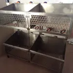 LOTE 441 - 01 FRUTEIRA EM AÇO INOX. (NO ESTADO, LEILÃO NÃO TEM GARANTIA E NEM DEVOLUÇÃO, SUJEITO A POSSÍVEIS AVARIAS VISÍVEIS/OCULTAS E/OU AUSÊNCIA DE COMPONENTES).