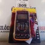 LOTE 009 - 01 MULTÍMETRO DIGITAL. (NO ESTADO, LEILÃO NÃO TEM GARANTIA E NEM DEVOLUÇÃO, SUJEITO A POSSÍVEIS AVARIAS VISÍVEIS/OCULTAS E/OU AUSÊNCIA DE COMPONENTES).
