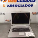 LOTE 378 - 01 NOTEBOOK MARCA ITAUTEC PARA RETIRADA DE PEÇAS. (NO ESTADO, LEILÃO NÃO TEM GARANTIA E NEM DEVOLUÇÃO, SUJEITO A POSSÍVEIS AVARIAS VISÍVEIS/OCULTAS E/OU AUSÊNCIA DE COMPONENTES).