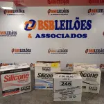 LOTE 246 - 01 LOTE COM VÁRIAS BISNAGAS DE SILICONE ACÉTICO. (NO ESTADO, LEILÃO NÃO TEM GARANTIA E NEM DEVOLUÇÃO, SUJEITO A POSSÍVEIS AVARIAS VISÍVEIS/OCULTAS E/OU AUSÊNCIA DE COMPONENTES).