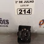 LOTE 214 - 01 RELÓGIO DE PULSO ANALÓGICO. (NO ESTADO, LEILÃO NÃO TEM GARANTIA E NEM DEVOLUÇÃO, SUJEITO A POSSÍVEIS AVARIAS VISÍVEIS/OCULTAS E/OU AUSÊNCIA DE COMPONENTES).