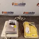 LOTE 391 - 01 VÍDEO PORTEIRO E 01 APARELHO DE TELEFONE. (NO ESTADO, LEILÃO NÃO TEM GARANTIA E NEM DEVOLUÇÃO, SUJEITO A POSSÍVEIS AVARIAS VISÍVEIS/OCULTAS E/OU AUSÊNCIA DE COMPONENTES).
