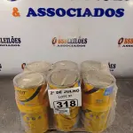LOTE 318 - 06 LATAS DE ADESIVO ESTRUTURAL DE BASE EPÓXI MEDIA FLUIDEZ COMPONENTES A+B. (NO ESTADO, LEILÃO NÃO TEM GARANTIA E NEM DEVOLUÇÃO, SUJEITO A POSSÍVEIS AVARIAS VISÍVEIS/OCULTAS E/OU AUSÊNCIA DE COMPONENTES).