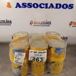 LOTE 263 - 06 LATAS DE ADESIVO ESTRUTURAL DE BASE EPÓXI MEDIA FLUIDEZ COMPONENTES A+B. (NO ESTADO, LEILÃO NÃO TEM GARANTIA E NEM DEVOLUÇÃO, SUJEITO A POSSÍVEIS AVARIAS VISÍVEIS/OCULTAS E/OU AUSÊNCIA DE COMPONENTES).