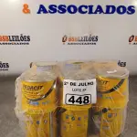 LOTE 448 - 06 LATAS DE ADESIVO ESTRUTURAL DE BASE EPÓXI MEDIA FLUIDEZ COMPONENTES A+B. (NO ESTADO, LEILÃO NÃO TEM GARANTIA E NEM DEVOLUÇÃO, SUJEITO A POSSÍVEIS AVARIAS VISÍVEIS/OCULTAS E/OU AUSÊNCIA DE COMPONENTES).