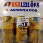 LOTE 476 - 06 LATAS DE ADESIVO ESTRUTURAL DE BASE EPÓXI MEDIA FLUIDEZ COMPONENTES A+B. (NO ESTADO, LEILÃO NÃO TEM GARANTIA E NEM DEVOLUÇÃO, SUJEITO A POSSÍVEIS AVARIAS VISÍVEIS/OCULTAS E/OU AUSÊNCIA DE COMPONENTES).
