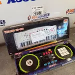 LOTE 198 - 01 TECLADO E 01 DJ MIXER. (NO ESTADO, LEILÃO NÃO TEM GARANTIA E NEM DEVOLUÇÃO, SUJEITO A POSSÍVEIS AVARIAS VISÍVEIS/OCULTAS E/OU AUSÊNCIA DE COMPONENTES).
