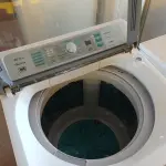 LOTE 163 - 01 LAVADORA DE ROUPAS PANASONIC INVERTER CAPACIDADE 16KG. (NO ESTADO, LEILÃO NÃO TEM GARANTIA E NEM DEVOLUÇÃO, SUJEITO A POSSÍVEIS AVARIAS VISÍVEIS/OCULTAS E/OU AUSÊNCIA DE COMPONENTES).