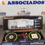 LOTE 198 - 01 TECLADO E 01 DJ MIXER. (NO ESTADO, LEILÃO NÃO TEM GARANTIA E NEM DEVOLUÇÃO, SUJEITO A POSSÍVEIS AVARIAS VISÍVEIS/OCULTAS E/OU AUSÊNCIA DE COMPONENTES).
