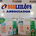 LOTE 206 - 02 JOGOS DE TABULEIRO “DESCOBRINDO MATEMÁTICA”. (NO ESTADO, LEILÃO NÃO TEM GARANTIA E NEM DEVOLUÇÃO, SUJEITO A POSSÍVEIS AVARIAS VISÍVEIS/OCULTAS E/OU AUSÊNCIA DE COMPONENTES).