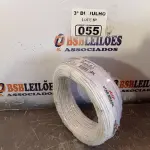 LOTE 055 - 01 ROLO DE CABO FLEXÍVEL STAR BRASIL 1X2,5MM NA COR BRANCA (NOVO). (NO ESTADO, LEILÃO NÃO TEM GARANTIA E NEM DEVOLUÇÃO, SUJEITO A POSSÍVEIS AVARIAS VISÍVEIS/OCULTAS E/OU AUSÊNCIA DE COMPONENTES).