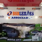 LOTE 108 - 01 DINO MEGA REX. (NO ESTADO, LEILÃO NÃO TEM GARANTIA E NEM DEVOLUÇÃO, SUJEITO A POSSÍVEIS AVARIAS VISÍVEIS/OCULTAS E/OU AUSÊNCIA DE COMPONENTES).