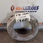 LOTE 160 - 01 ROLO DE CABO FLEXÍVEL STAR BRASIL 1X2,5MM NA COR CINZA (NOVO). (NO ESTADO, LEILÃO NÃO TEM GARANTIA E NEM DEVOLUÇÃO, SUJEITO A POSSÍVEIS AVARIAS VISÍVEIS/OCULTAS E/OU AUSÊNCIA DE COMPONENTES).