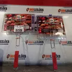 LOTE 059 - 02 GRELHAS PARA CHURRASQUEIRA. (NO ESTADO, LEILÃO NÃO TEM GARANTIA E NEM DEVOLUÇÃO, SUJEITO A POSSÍVEIS AVARIAS VISÍVEIS/OCULTAS E/OU AUSÊNCIA DE COMPONENTES).