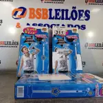 LOTE 311 - 03 MICROFONES COM PEDESTAL ROCK STAR. (NO ESTADO, LEILÃO NÃO TEM GARANTIA E NEM DEVOLUÇÃO, SUJEITO A POSSÍVEIS AVARIAS VISÍVEIS/OCULTAS E/OU AUSÊNCIA DE COMPONENTES).