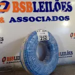 LOTE 252 - 01 ROLO DE CABO FLEXÍVEL 1X10MM COR AZUL (NOVO). (NO ESTADO, LEILÃO NÃO TEM GARANTIA E NEM DEVOLUÇÃO, SUJEITO A POSSÍVEIS AVARIAS VISÍVEIS/OCULTAS E/OU AUSÊNCIA DE COMPONENTES).