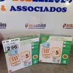LOTE 296 - 02 JOGOS DE TABULEIRO “DESCOBRINDO MATEMÁTICA”. (NO ESTADO, LEILÃO NÃO TEM GARANTIA E NEM DEVOLUÇÃO, SUJEITO A POSSÍVEIS AVARIAS VISÍVEIS/OCULTAS E/OU AUSÊNCIA DE COMPONENTES).