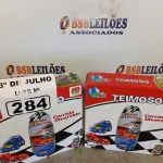 LOTE 284 - 02 BONECOS JOÃO TEIMOSO CORRIDA DIVERTIDA.  (NO ESTADO, LEILÃO NÃO TEM GARANTIA E NEM DEVOLUÇÃO, SUJEITO A POSSÍVEIS AVARIAS VISÍVEIS/OCULTAS E/OU AUSÊNCIA DE COMPONENTES).