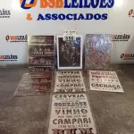 LOTE 056 - 06 QUADROS DECORATIVOS DIVERSOS. (NO ESTADO, LEILÃO NÃO TEM GARANTIA E NEM DEVOLUÇÃO, SUJEITO A POSSÍVEIS AVARIAS VISÍVEIS/OCULTAS E/OU AUSÊNCIA DE COMPONENTES).