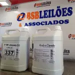LOTE 337 - 01 GALÃO DE LIMPA ALUMÍNIO E 01 GALÃO DE ALCALINO CLORADO 5 LITROS. (NO ESTADO, LEILÃO NÃO TEM GARANTIA E NEM DEVOLUÇÃO, SUJEITO A POSSÍVEIS AVARIAS VISÍVEIS/OCULTAS E/OU AUSÊNCIA DE COMPONENTES).