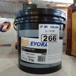 LOTE 266 - 01 BALDE DE GRAXA EVORA POLY EX NLGI:2 10KG. (NO ESTADO, LEILÃO NÃO TEM GARANTIA E NEM DEVOLUÇÃO, SUJEITO A POSSÍVEIS AVARIAS VISÍVEIS/OCULTAS E/OU AUSÊNCIA DE COMPONENTES).