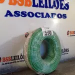 LOTE 250 - 01 ROLO DE CABO FLEXÍVEL 1X10MM NA COR VERDE (NOVO).(NO ESTADO, LEILÃO NÃO TEM GARANTIA E NEM DEVOLUÇÃO, SUJEITO A POSSÍVEIS AVARIAS VISÍVEIS/OCULTAS E/OU AUSÊNCIA DE COMPONENTES).