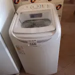 LOTE 164 - 01 MÁQUINA DE LAVAR ROUPAS MARCA ELECTROLUX CAPACIDADE 8KG 220V. (NO ESTADO, LEILÃO NÃO TEM GARANTIA E NEM DEVOLUÇÃO, SUJEITO A POSSÍVEIS AVARIAS VISÍVEIS/OCULTAS E/OU AUSÊNCIA DE COMPONENTES).