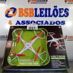 LOTE 091 - 01 QUADRICOPTERO COM AVARIAS. (NO ESTADO, LEILÃO NÃO TEM GARANTIA E NEM DEVOLUÇÃO, SUJEITO A POSSÍVEIS AVARIAS VISÍVEIS/OCULTAS E/OU AUSÊNCIA DE COMPONENTES).